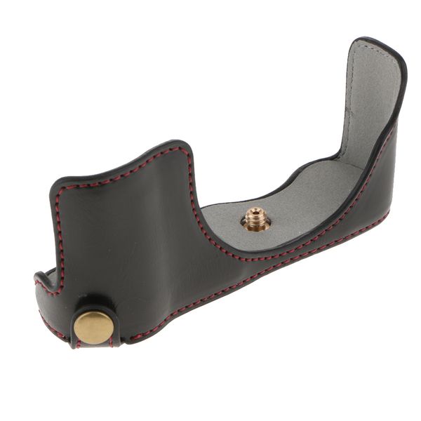 

кожа pu сумка для фотокамеры case half set body