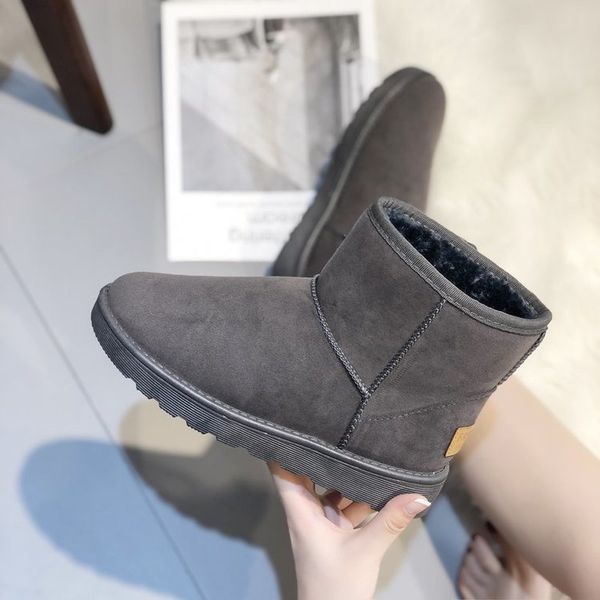 

quality new classic women snow ankle warm winter boots woman shoes chaussures femme botas mujer bota feminina, Black;brown