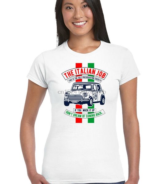 

the italian job womens funny t-shirt mini cooper movie classic car michael cane sport hooded sweatshirt hoodie