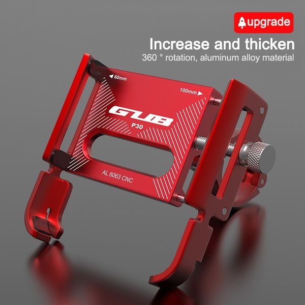 

gub p30 mtb bike 360 rotating bicycle motorcycle handlebar mount phone stand holder for xiaomi iphone