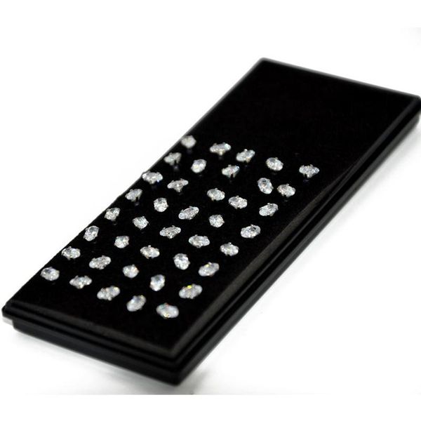 

bog- 40 pcs bioplast flexible ear tragus cartilage piercing horse eye,ellipse zircon lip labret bar ring girls jewelry 16g q sqchdf, Silver