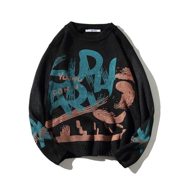 

men's sweaters 2021 black blue green long sleeves pullover knitted o-neck plus oversized 5xl size winter clothes sweatshit, White;black