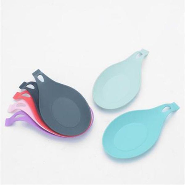 

silicone spoons spatula pads spoon mats insulation mats saucers rice spoon racks grade high temperature kitchen cook1
