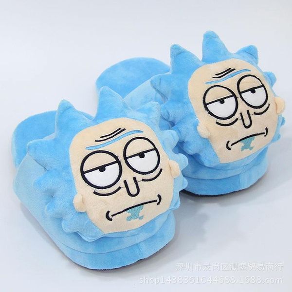 

28cm 2020 new anime anpanman plush foot warmer shoes plush slippers stuffed shoes cosplay winter home, Black