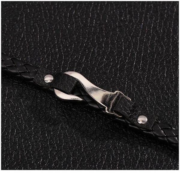 

junwei fashion men's hook bracelet leather jewelry gifts for men junwei jllxlw