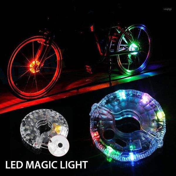 

bike lights 6 led rechargeable wheel hub waterproof usb cycling spoke bicycle safety warning decoration accessories1