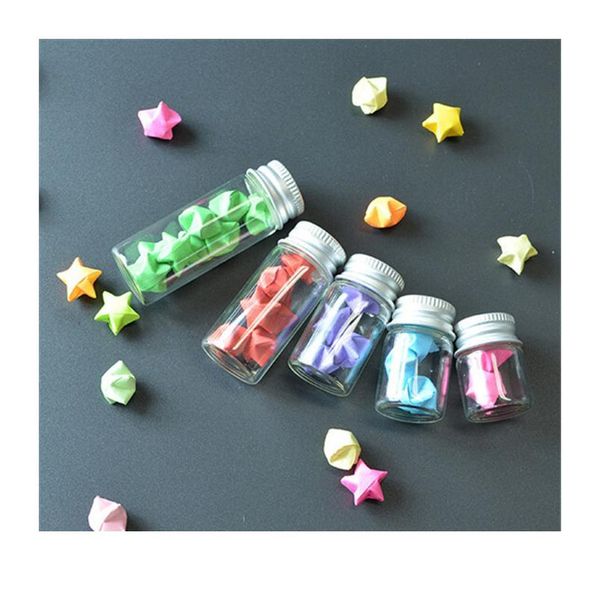 

47*120*34mm 150ml glass bottles aluminium cap empty transparent clear liquid gift candy container wishing bottles jars 1 bbyezo