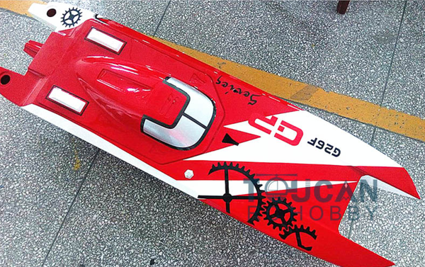 КОМПЛЕКТ G30F 50 ”Fiber Glass Well Panited RC Boat Hull только для продвинутого игрока Red Th02698