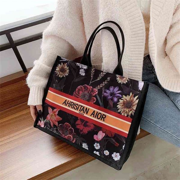 

83% off wholesale sale fashion shopping fashion atmosphere canvas portable tote large capacity bag female star same new model