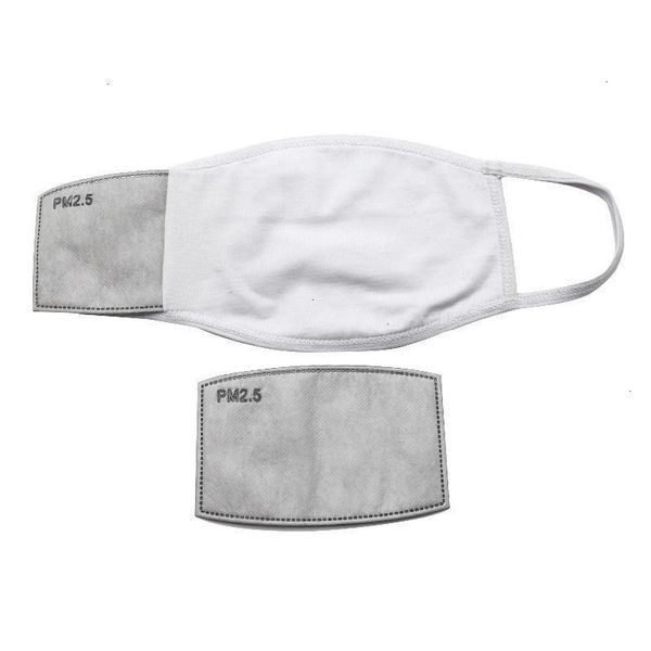 

adults kids sublimation blanks mask face in stock with gasket for can filter transfer pm2.5 dust pocket put diy preventi