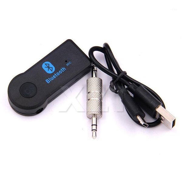 

price car bluetooth music receiver universal 3.5mm streaming a2dp wireless auto aux audio adapter with mic for phone mp31