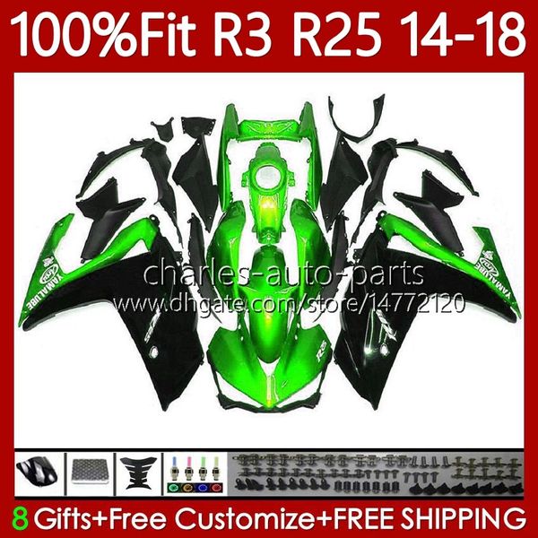 Spritzguss-Verkleidungen für Yamaha YZFR3 YZF-R25 YZFR25 YZF R3 R25 14 15 16 17 18 Karosserie 102Nr