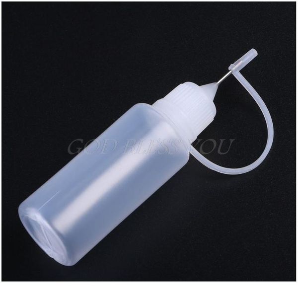 

1pcs 10-50ml empty plastic needle tip childproof cap dropper liquid juice bottles drop shipping 1pcs sqcjoy