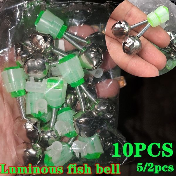 

2/5/10pcs luminous fish bells fishing alarm for sea fishing