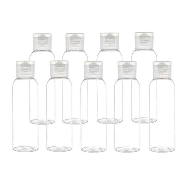 

100pcs 50ml portable travel bottle plastic dispensing bottle shampoo lotion cosmetic container 100 bbyozg