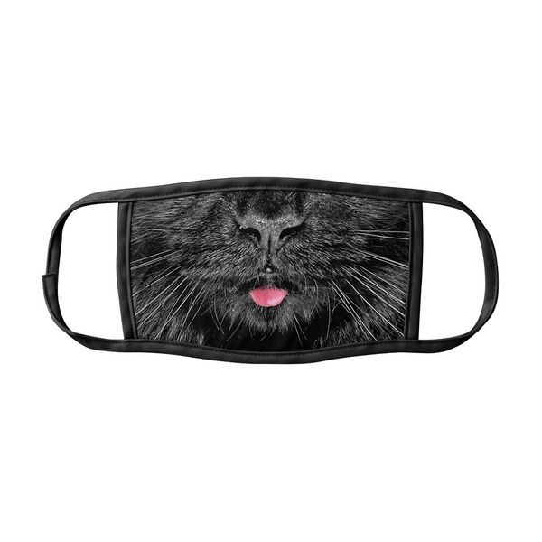 

2021 последней печати 3d ветрозащитного cute моющегося unisex face cat хлопок многоразовый пыле рот маска faceshield mondkapjes wasbaar # 20