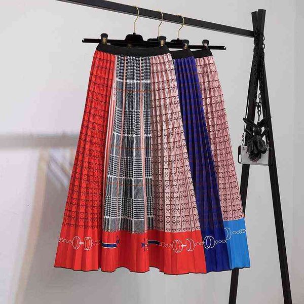 

skirts women's half pleated skirt, Black