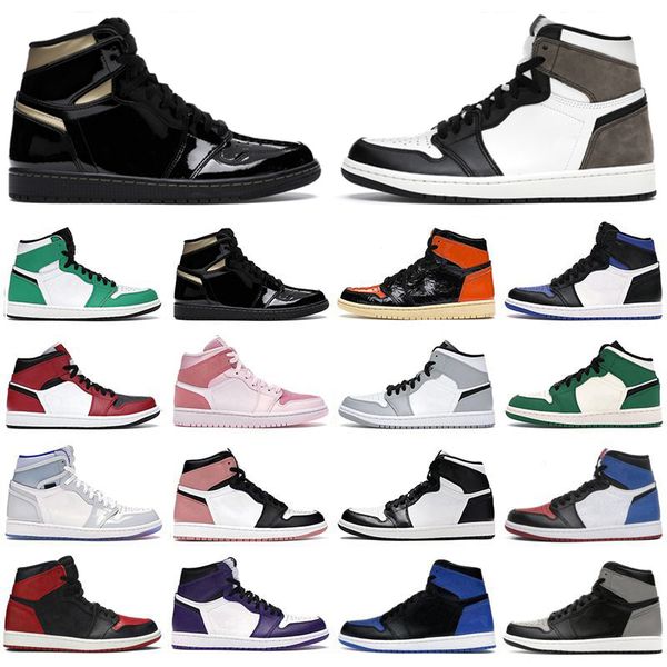 

mens women basketball shoes jumpman high og 1 3 1s twist unc to chicago tie-dye obsidian trainers sports sneakers