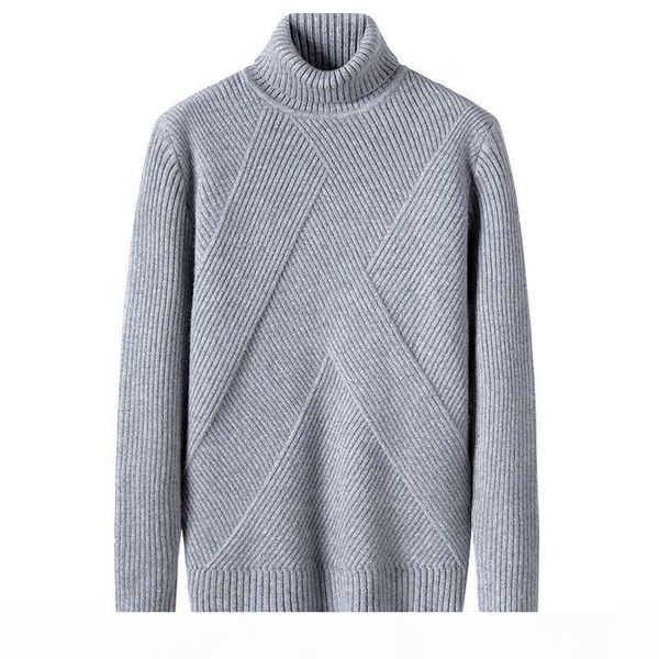 

man's designer luxury turtle neck christmas sweater man pullover collar long sleeve viscose sweaters five colors man's winter chri, White;black