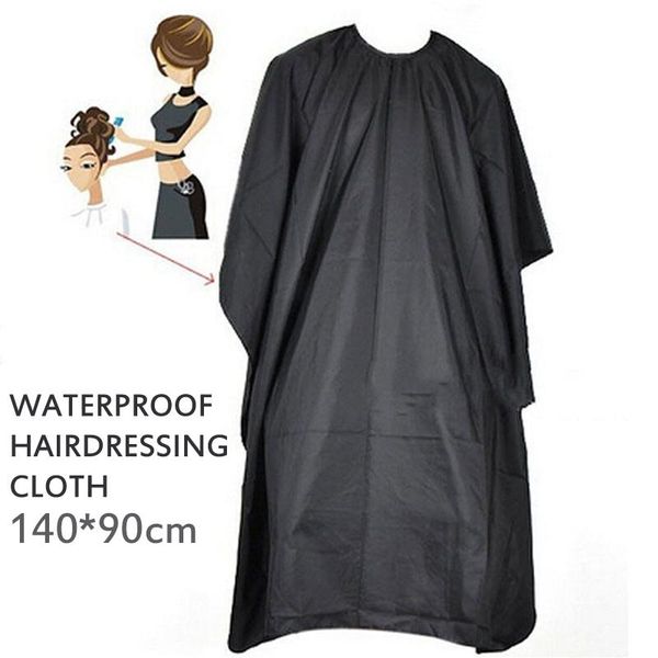 

fashion salon hairdressing gown cape shave apron barber professional hair cutting cloth shampoo waterproof black h sqcsvn