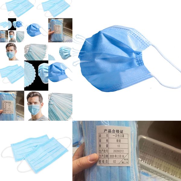 

disposable mouth ear-loop layer masks mask cover face 3-ply non-woven disposable dust mask brea 8i4h8i4h kxc8