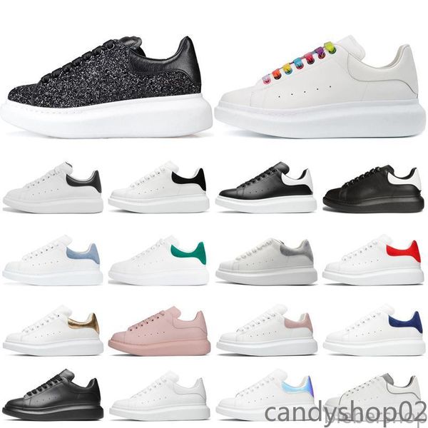 

men women platform shoes fashion sneakers multicolor reflective triple black white leather trainers suede mens flat casual shoes 36-45 ca02