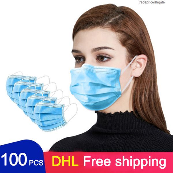 

mouth safety 3-layer 1factory anti pm2.5 dustproof disposable face care elastic men and women masks 7339044