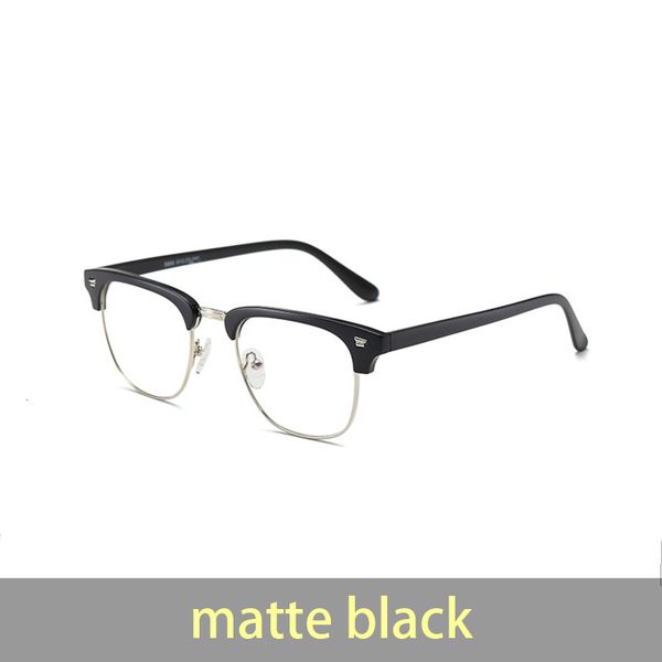 

2021 new fashion eyeglasses frame optical reading for men women clear couputer glasses oculos 5009wd 62cc, White;black