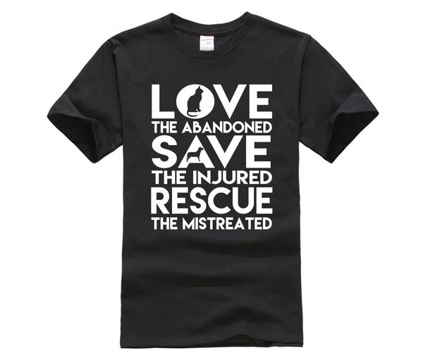 

sports man's t-shirt dog rescue tee animal kitten rescue love the abandoned harajuku tee t shirt funny casual sport hooded sweatshirt h