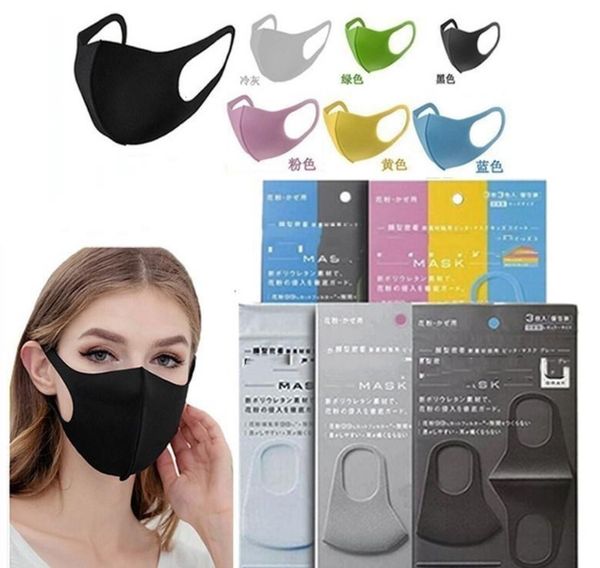 

anti stock washabel mouth cotton black face dust pm2.5 respirator k-pop fashion reusable masks for man woman kids mask fy9041