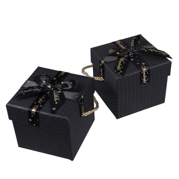 

2pcs decorative gift boxes christmas apple boxes festival present packing