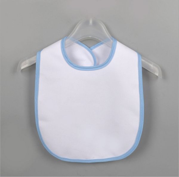 

белый чистый новорожденный берп скатерет термическая передача diy печать слюва ткань детская водонепроницаемая нагрудника младенческая слива