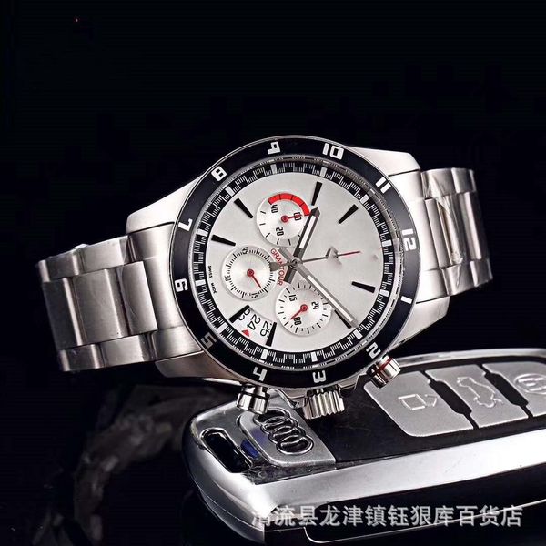 

selling 6-pin quartz second stainless steel tt watch in 2020, Slivery;brown