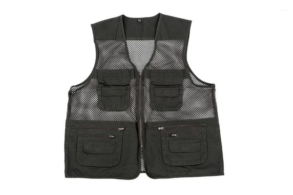 

syb 2016 new mens utility multi pockets shooting vest waistcoat-army1, Black;brown