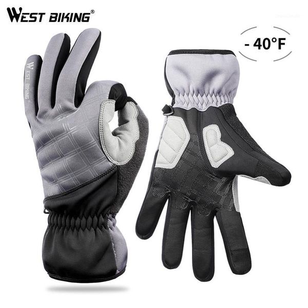 

winter windproof thermal gloves cycling skiing full finger snowboard gloves outdoor sports waterproof touch-screen ski1