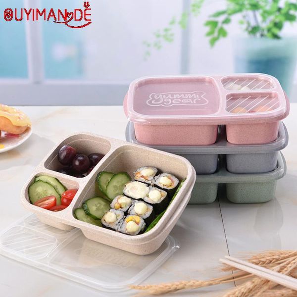 

wheat straw lunch box для детей bento box контейнеры для пищевых продуктов питания prep организатор закуска box для хранения продуктов конте
