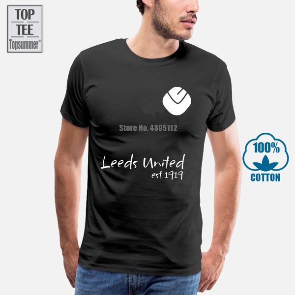 

fashion cool men t shirt women funny tshirt leeds united est1919 white customized printed t shirt sport hooded sweatshirt hoodie