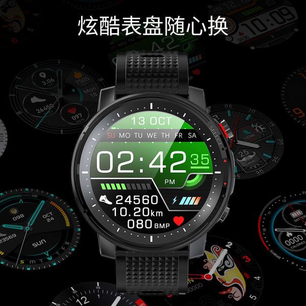 

new l15 college entrance examination silicone intelligent temperature measuring bracelet healthy heart rate ecg exercise wa