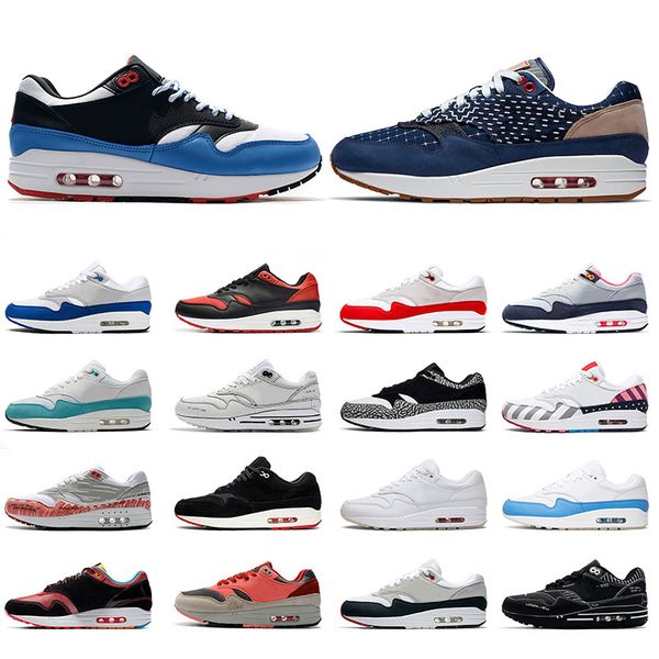 

new arrival denham 1 running shoes men women og anniversary black schematic white script elephant trainers sports sneakers, White;red