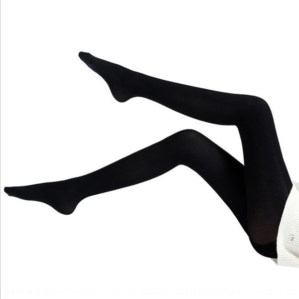 

new spring and autumn women's leggy 200d pantyhose pressure socks socks 600m micro pressure elastic waistband pantyhose sm7k6, Black