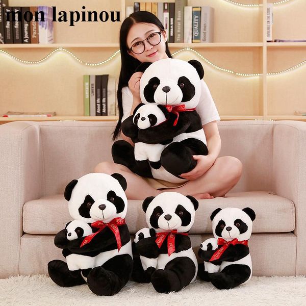 

mon lapinou plush panda toys cute stuffed simulation animal soft doll lifelike panda hug little panda kids toys children's gift wmtnfc