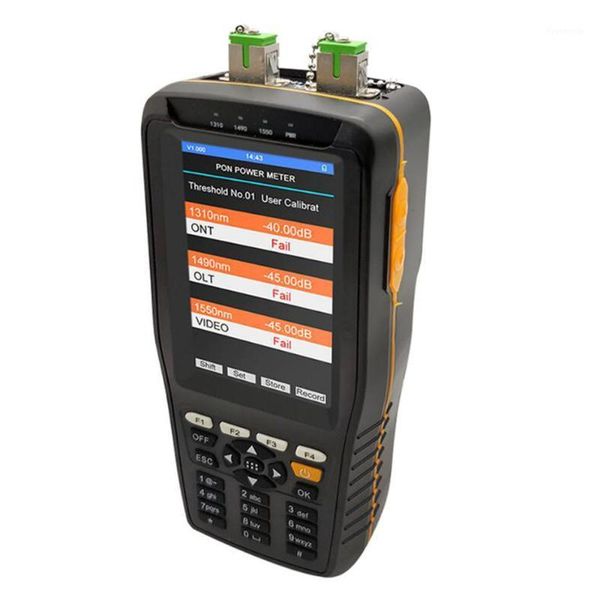 

tm70b pon power meter fiber optical cable tester universal interface connector detector1