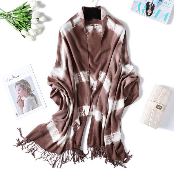 

2020 winter scarf for women fashion soft thick warm cashmere scarves spring lady pashmina shawls and wraps bandana tassel wmtvqy bdesybag, Blue;gray