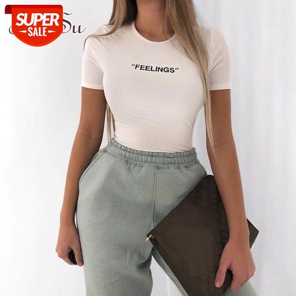 

artsu white embroidery letter knit short sleeve bodysuits women clothes summer 2020 body suit ropa mujer asju20697 #i86f, Black;white
