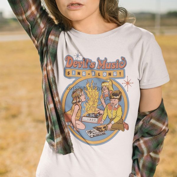 

devils music singalong printed retro vintage look digitally printed for smooth great horror cult men sport hooded sweatshirt hoodie t shirt