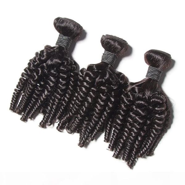 

brazilian human hair weaves aunty funmi tight kinky curly unprocessed virgin human hair extensions funmi hair natural black color