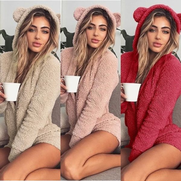 

21xmx 2020 autumn autumn and winter 8 hooded pants and winter hooded long sleeve plush jumpsuit 10 color 9lf5h size pants, Black