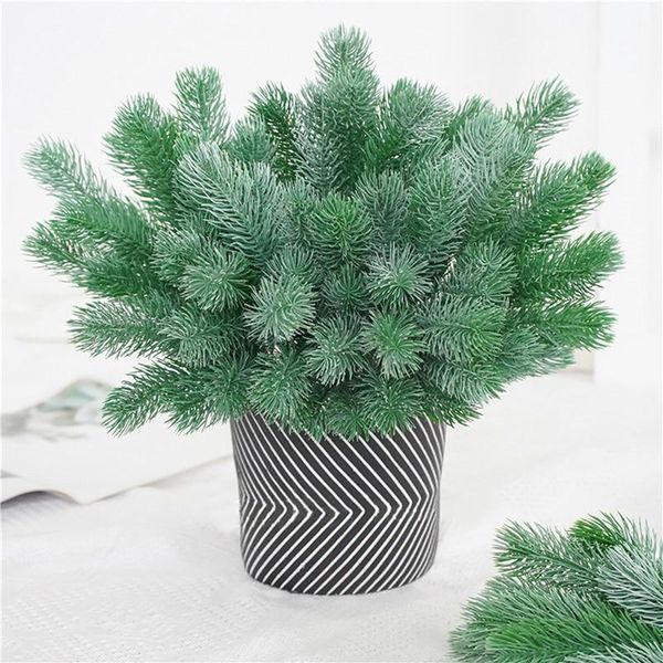 

decorative flowers & wreaths 1pack christmas fake plants pine branches for tree wreath decorations xmas ornaments kids gift supplies