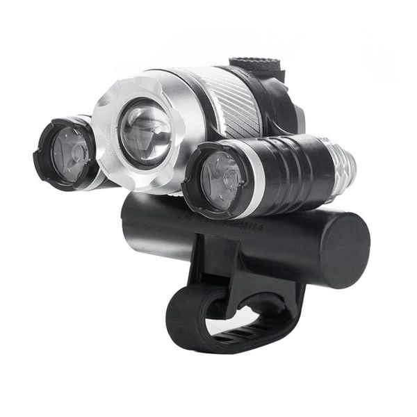 

2021 new outdoor night ride strong light led mountain bike lights induction zoom usb charging bicycle headlights drop ship