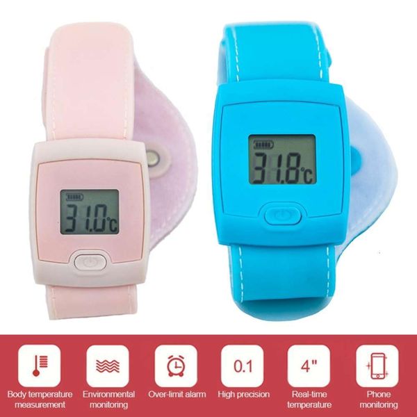 

baby digital bluetooth lcd watch, intelligent thermometer, children's and temperature reminder, health carejk